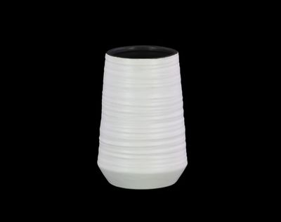 50% off was $23 now $11.50. 7.5”H X 5” WHITE CERAMIC COMBED VASED
