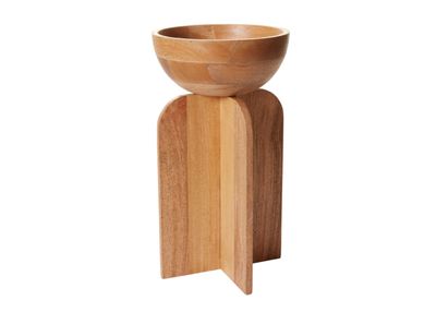18” X 9.75” WOOD CARLA BOWL