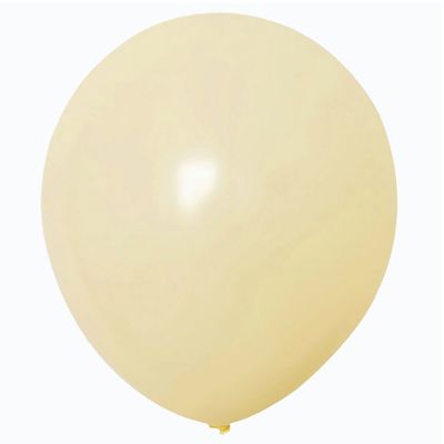 5" YELLOW MACARON BALLOON, 100 PCS