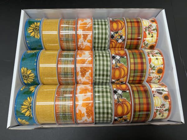 1.5" X 10 YDS FALL RIBBON reg $4.99