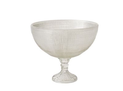 5"h x 6.25" OPULENT GLASS COMPOTE