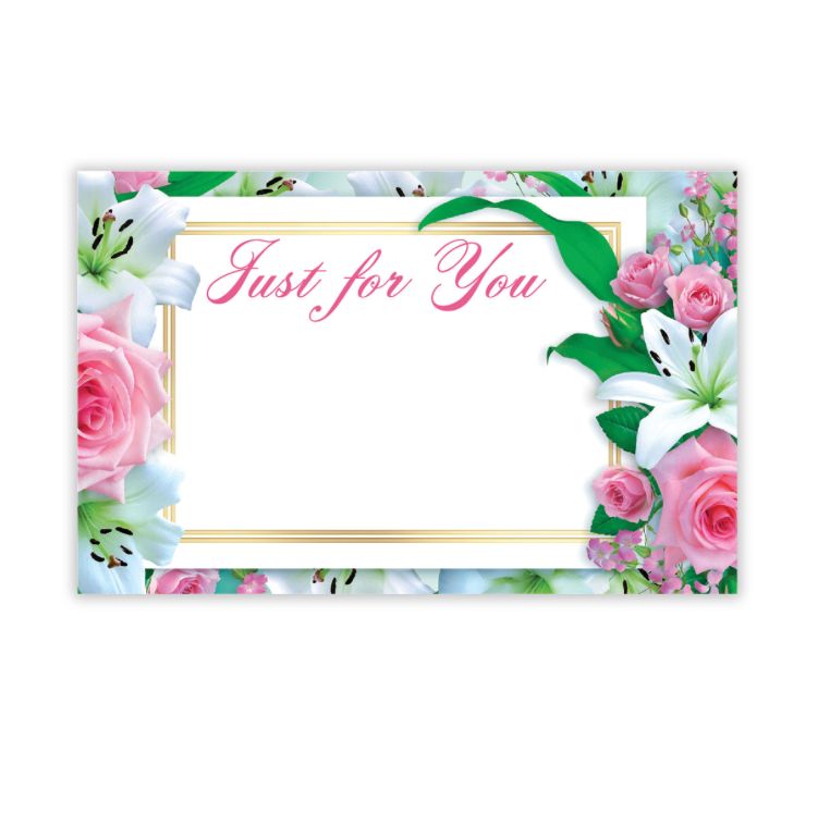 "JUST FOR YOU" CAPRI CARD