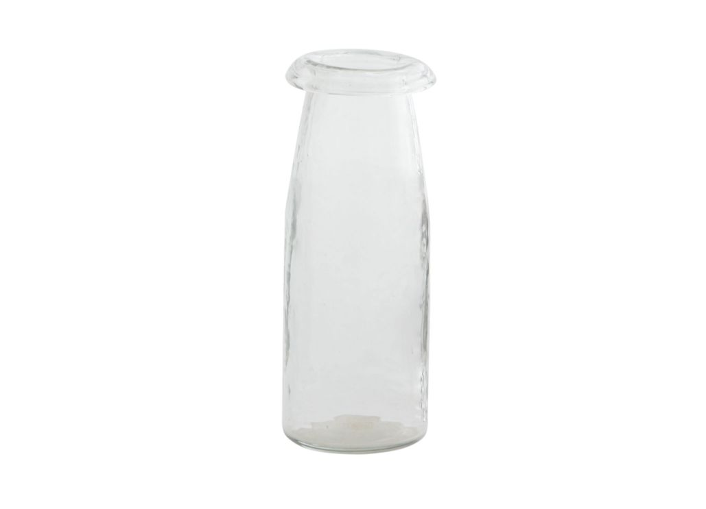 5.5”H X 2.25” CLEAR GLASS STEVIE BUDVASE 50% off was $8.90 now $4.45