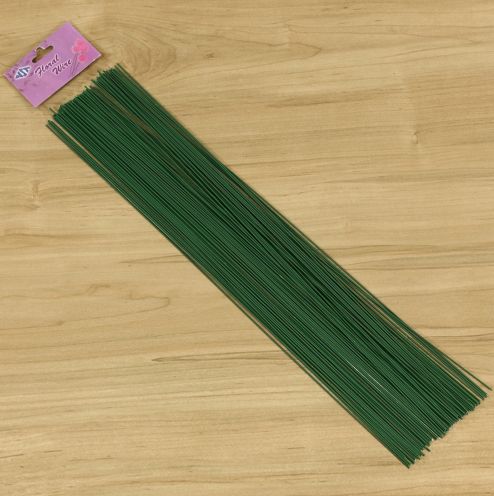 18” 20G GREEN FLORAL WIRE 150PCS PER PACK