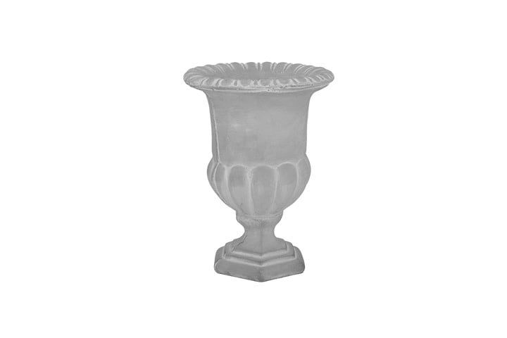 11.75”h x 9” Terracotta Urn Classic Design LG Cement Finish
