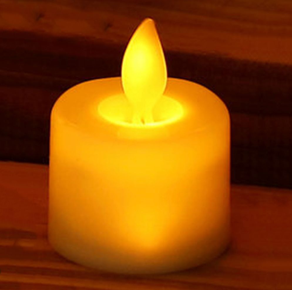 1.5" X 1.15" LED SWINGING CANDLE, 1 DZ IN BOX