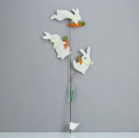 21”-23” EASTER  PICK, 3 BUNNIES, reg $7.99