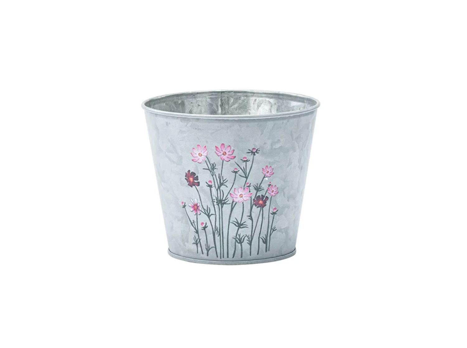 4"H X 4.75"  PINK FLOWER POT C OVER REG $3.99