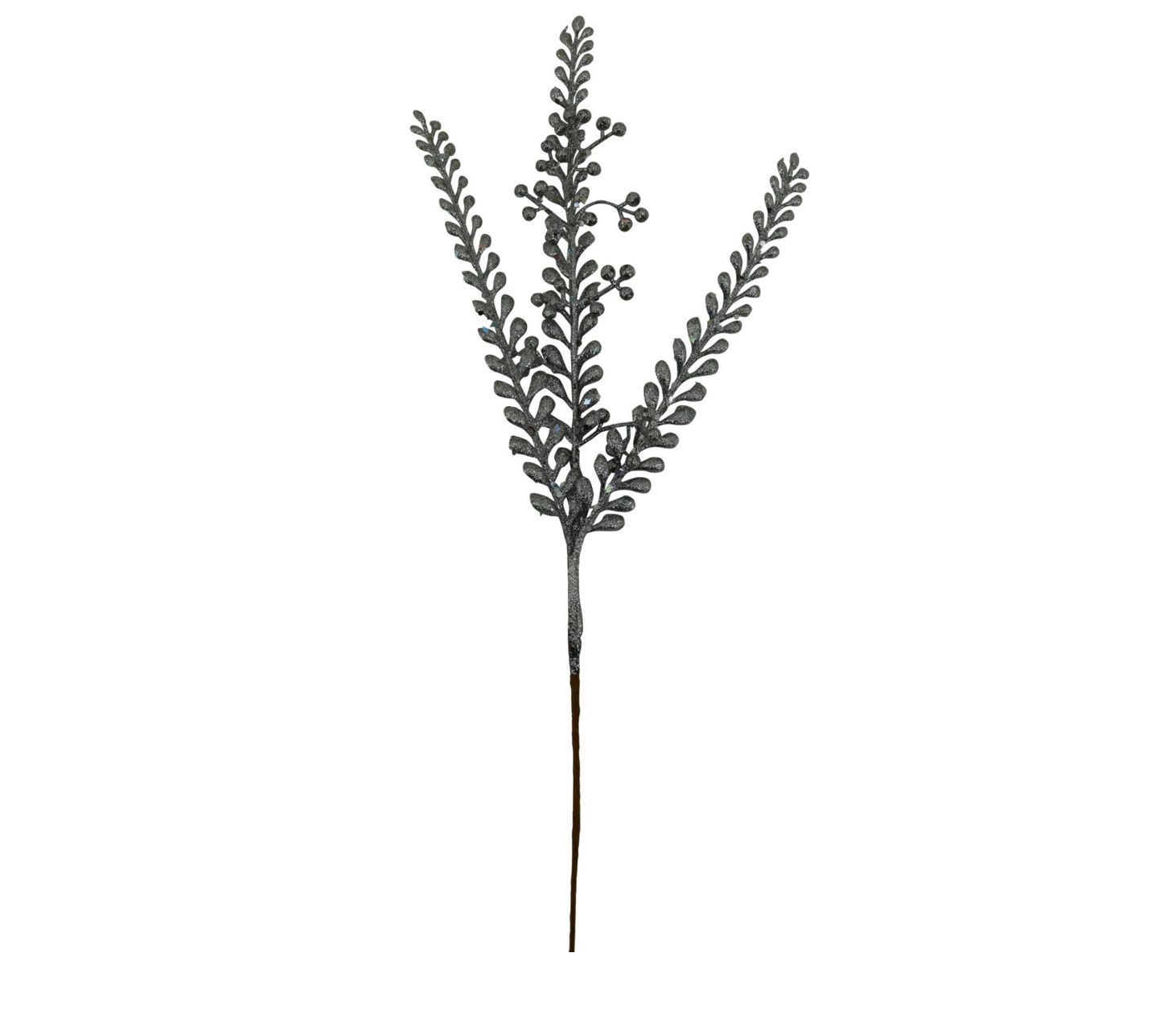 15"h SILVER LAUREL FERN PICK