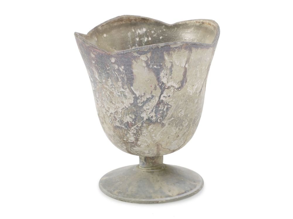 50% off was $9.50 now $4.75. 3.5”H X 3” WHITE MARBLE GLASS CHELSEA VASE