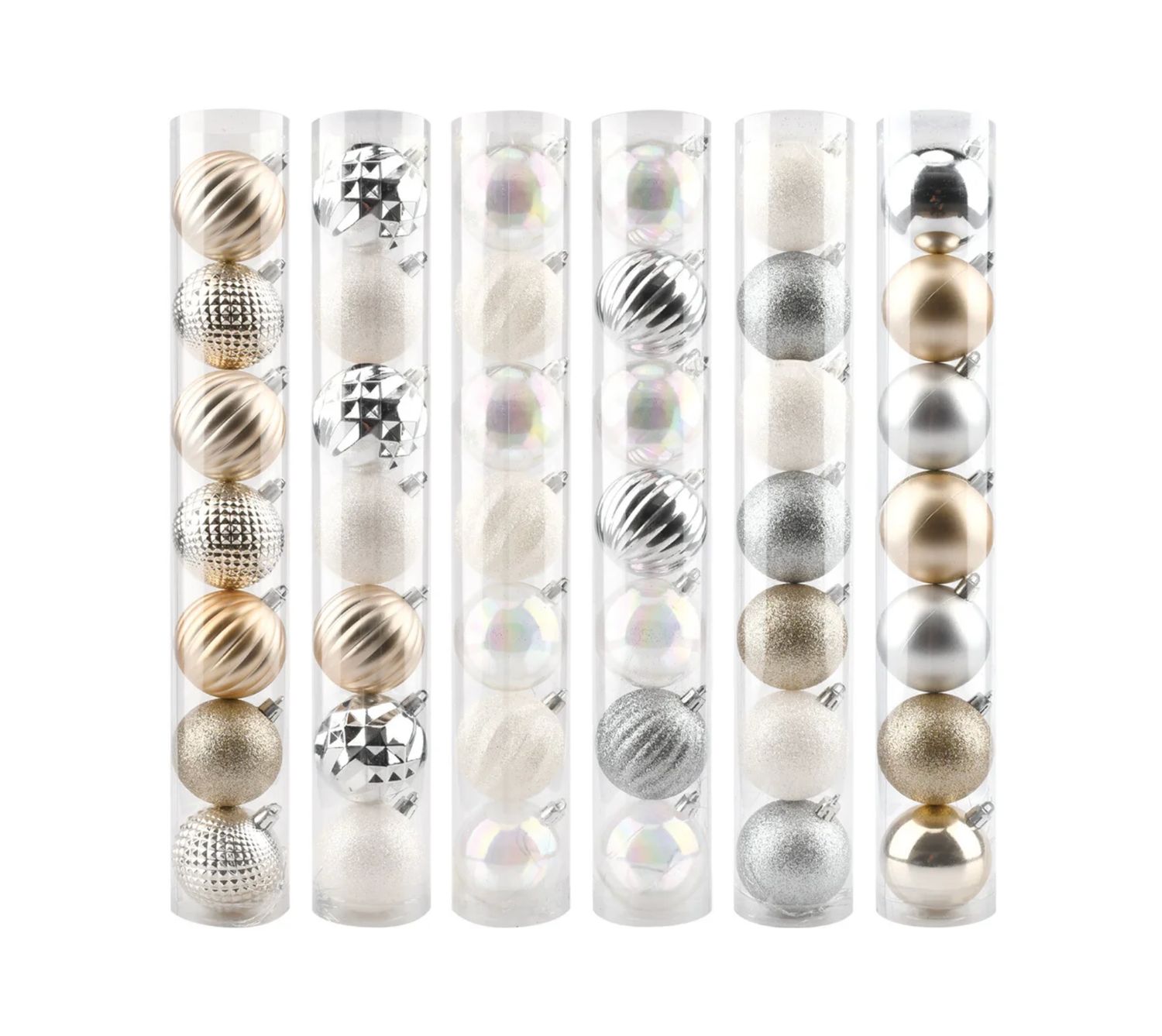 7ct CHRISTMAS BALL ORNAMENT SET reg $1.99