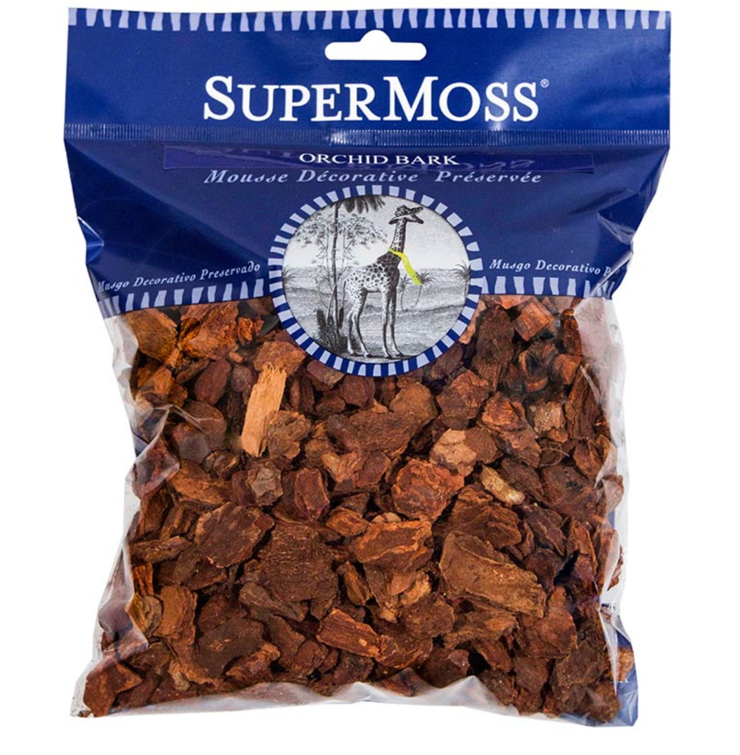 3/4” Douglas Fir Orchid Bark, Natural ZIP BAGS