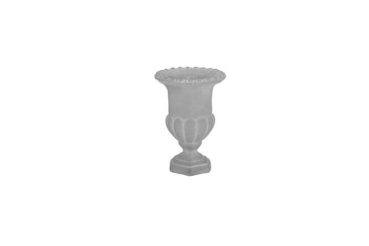 8”h x 6” Terracotta Urn Classic Design LG Cement Finish