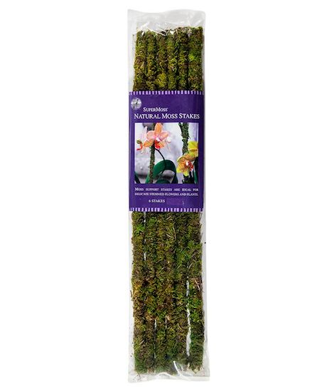18” MOSS GREEN STAKE STICKS, 6PC PER PACK