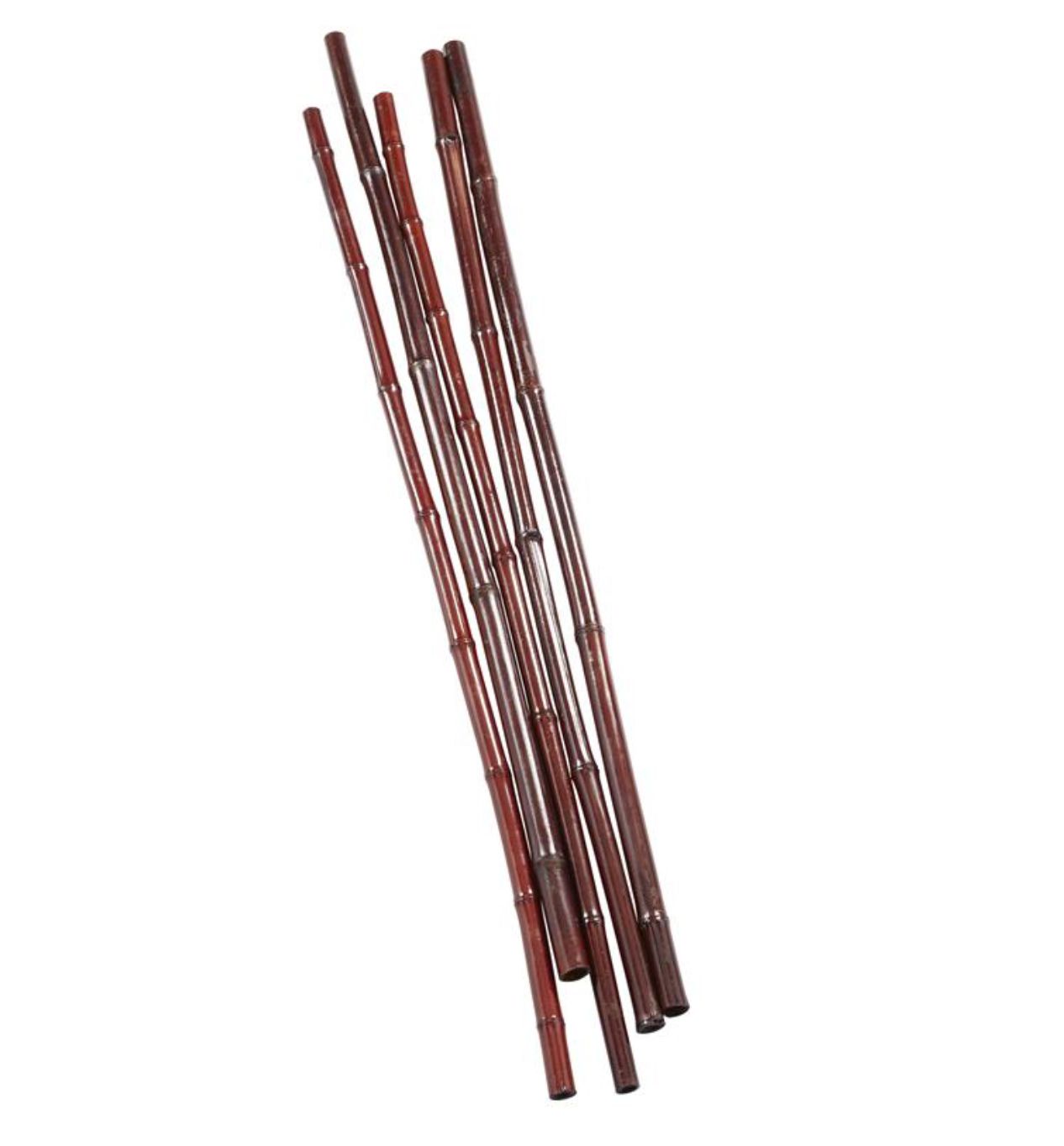 47”L X 1” DARK BROWN DRIED PLANT STICKS NATURAL FOLIAGE BAMBOO STICKS (price per pack of 5)