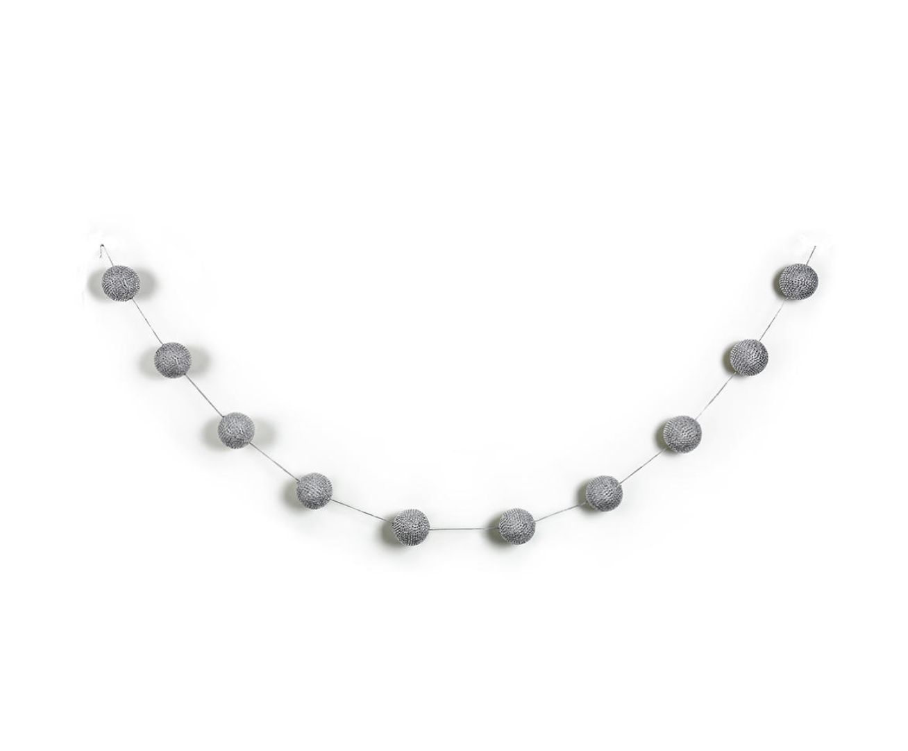 50% off was $29 now $14.50. 71”LONG SILVER RHINESTONE GARLAND