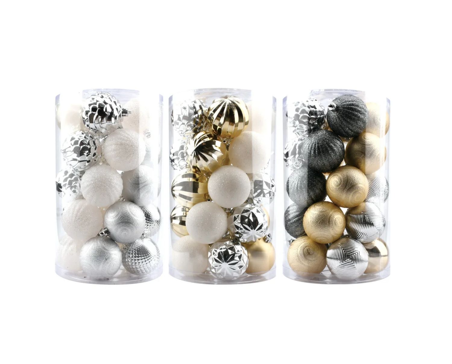 25ct CHRISTMAS BALL ORNAMENT SET 6CM (PRICE PER PACK)