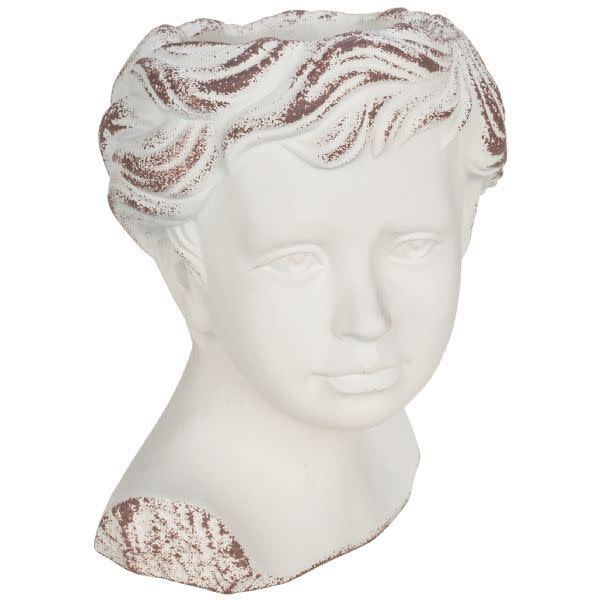 7" YOUNG BOY CEMENT STATUE