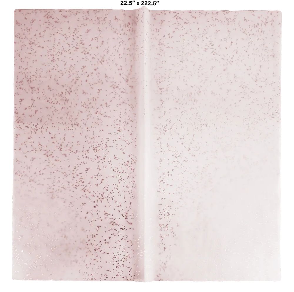 22.5" x 22.5" PINK SPLASH PATTERN 20pk FLOWER PAPER