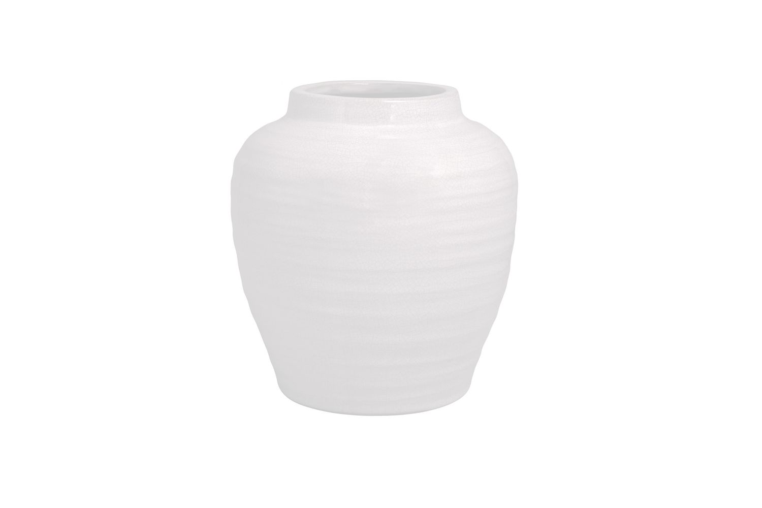 10.75”H X 10” WHITE CERAMIC URN