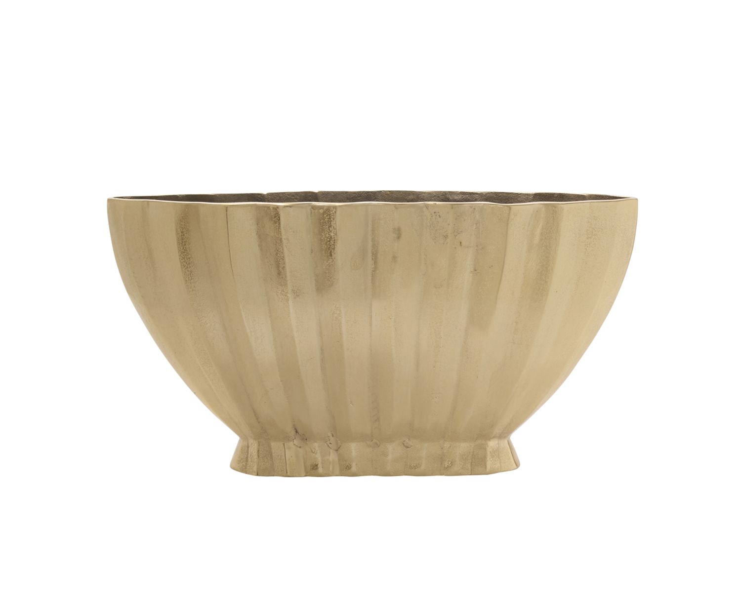 12”H X 5” X 23.5” GOLD METAL VIVIEN VASE