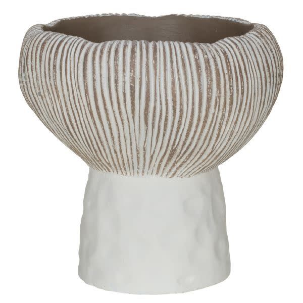 6.25" X 6.25" MUSHROOM SHAPE CEMENT PLANTER