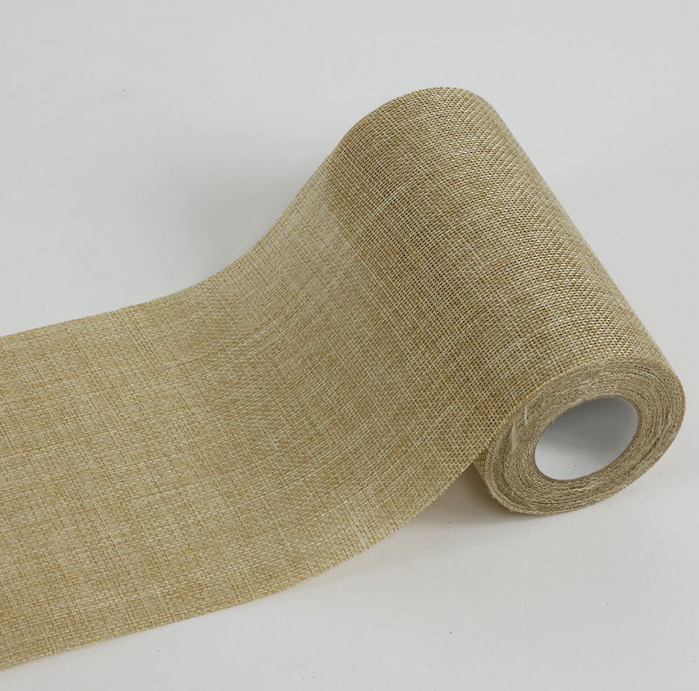 6" X 10 YDS (30 FT) NATURAL BURLAP ROLL