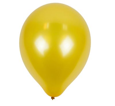 5” YELLOW LATEX BALLOONS 100PCS PER PACK