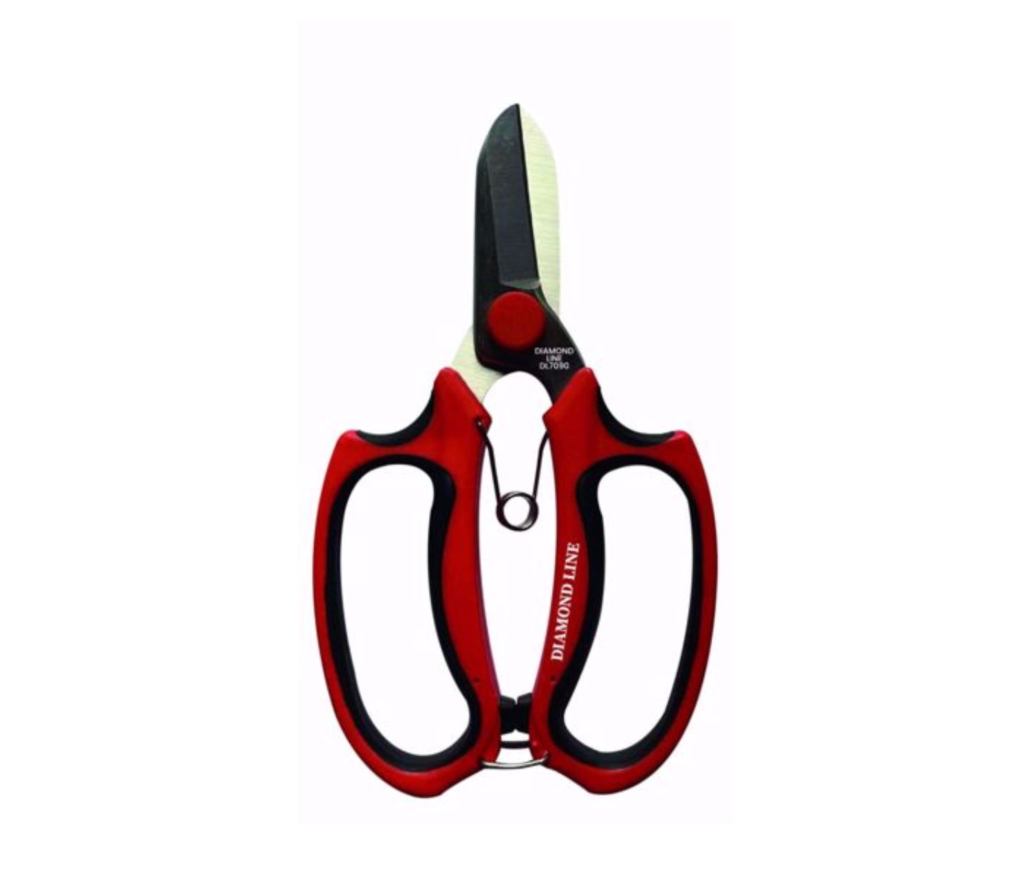 6.5” LONG RED AND BLACK FLORAL SCISSORS