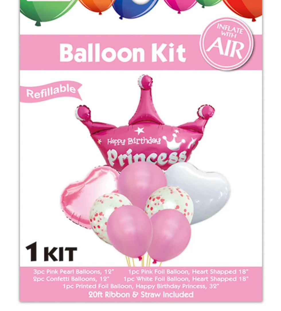 8 PIECE BALLOON PRINCES SET ND