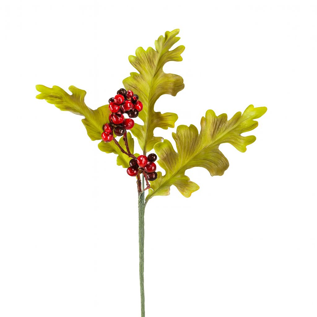 14.5" BERRY PICK GREEN AND RED