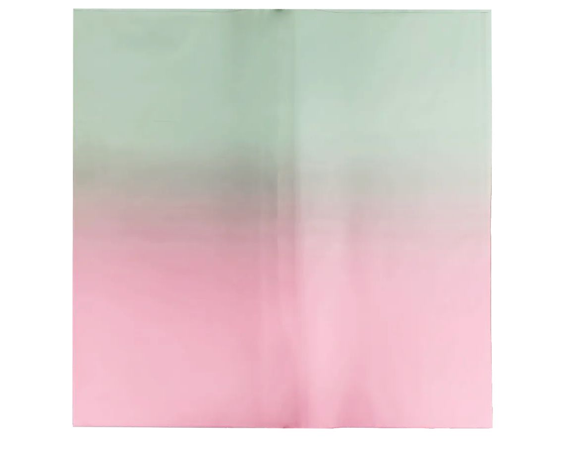 22.5" x 22.5" PINK/GREEN GRADIENT FLOWER PAPER 20 PCS /PK