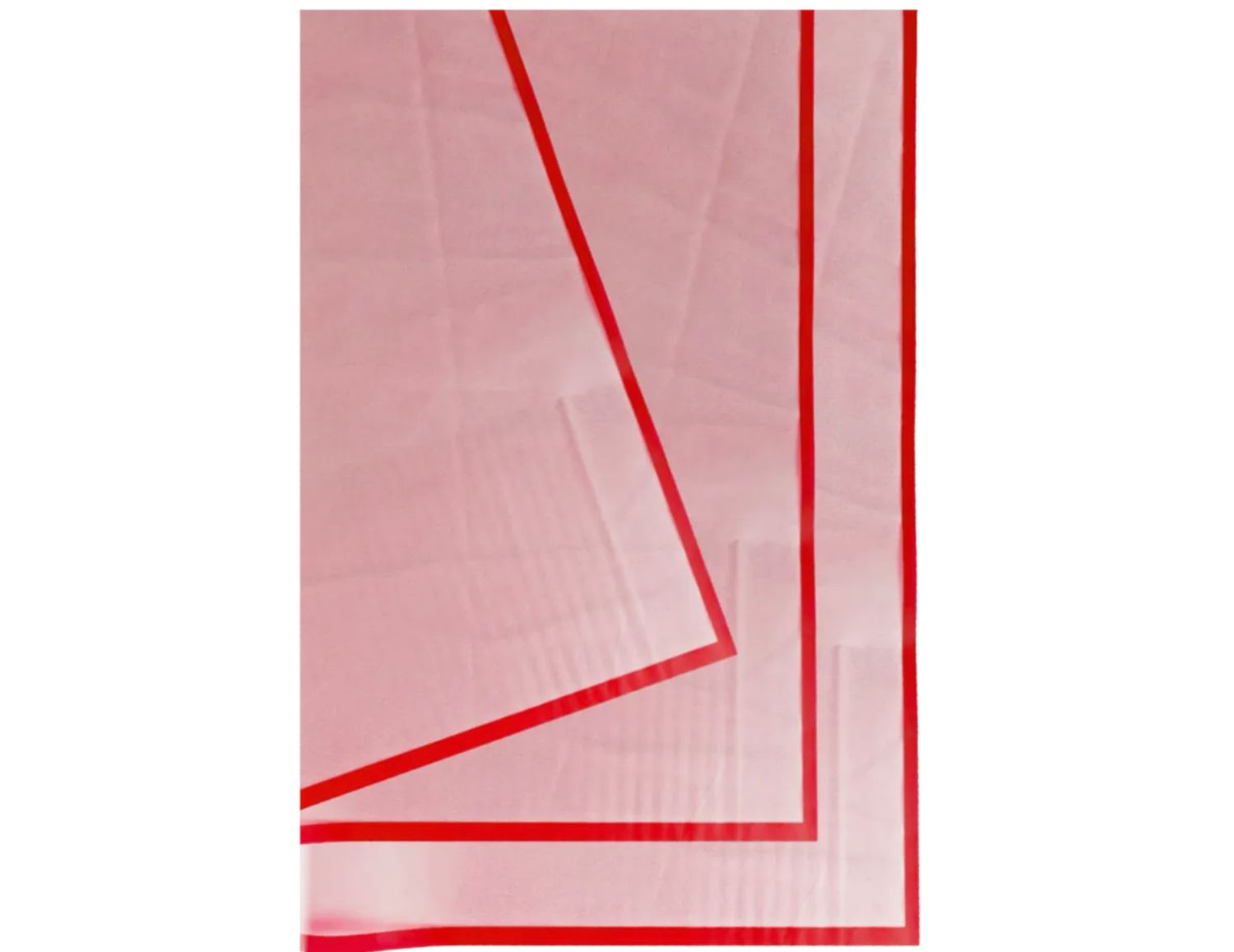 22.5" x 22.5" RED FLOWER PAPER, 20 SHEETS