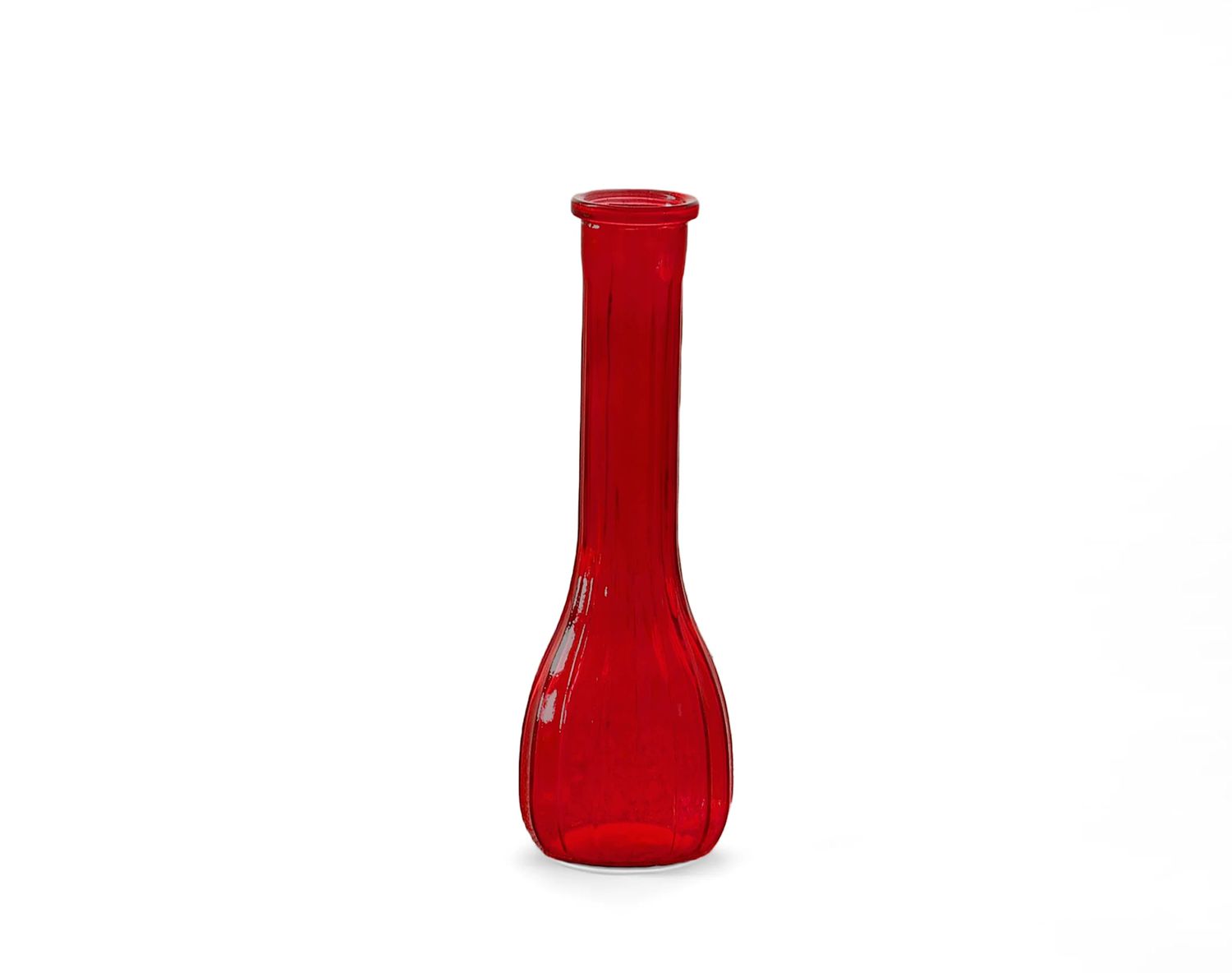 8.5"H RED RUBY BUD VASE (SINGLE)