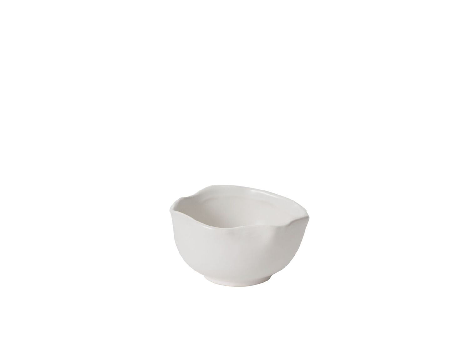 2.25”H X 4.5” MATTE WHITE CERAMIC EASY BOWL