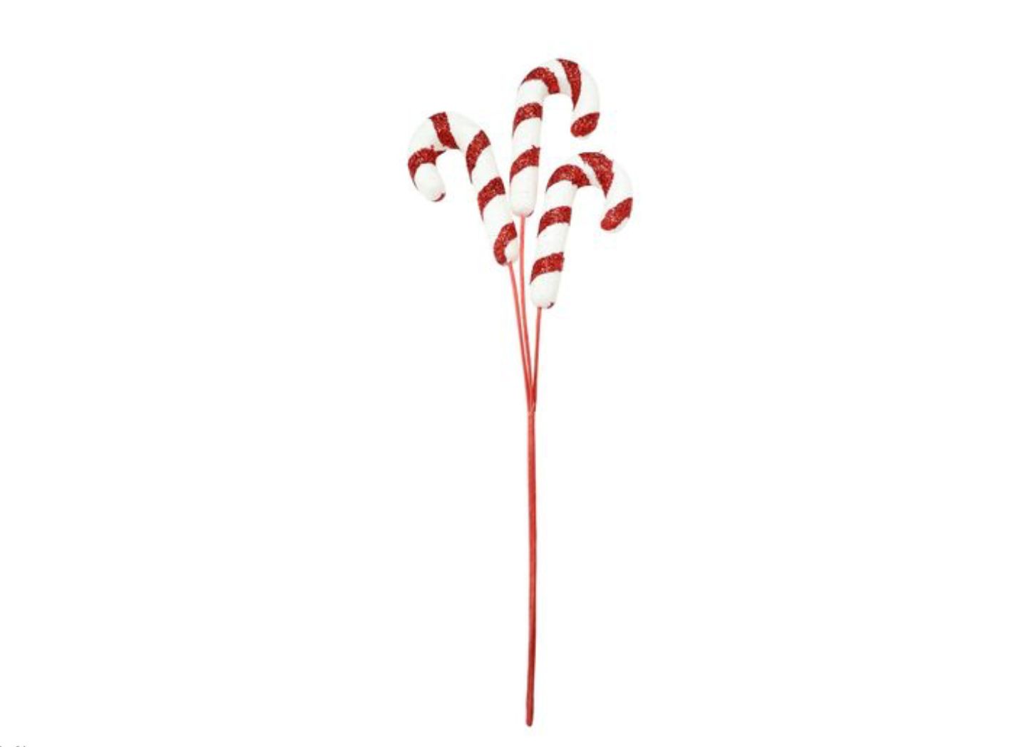 18" GLITTER CANDY CANE, REG $5.99. ND