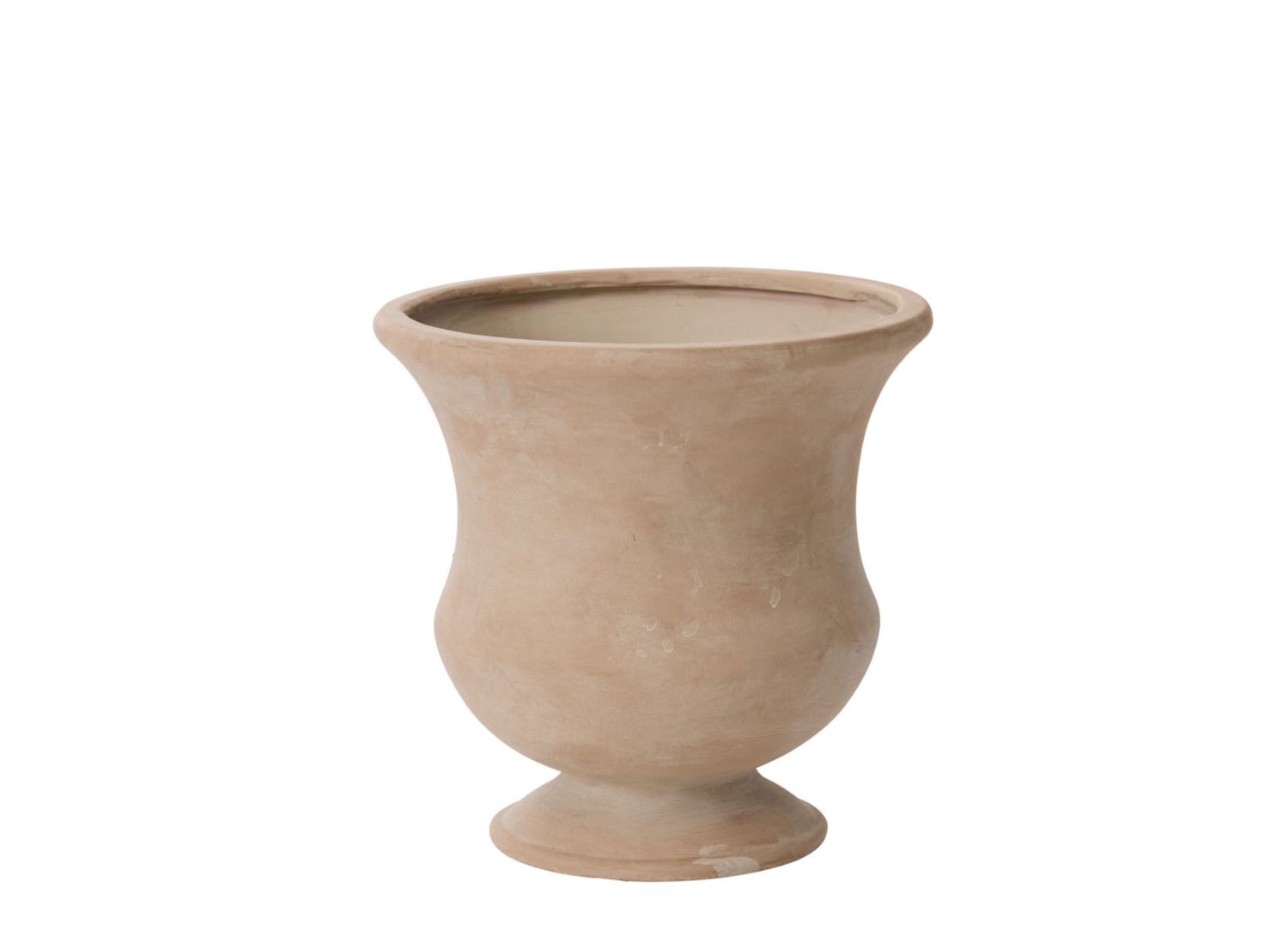 8” X 8” LIGHT PINK CERAMIC WALLACE URN