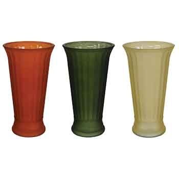 10”H ROMANESQUE GLASS GLASS (PRICE PER EACH, BOX HAS ASSORTMENT)