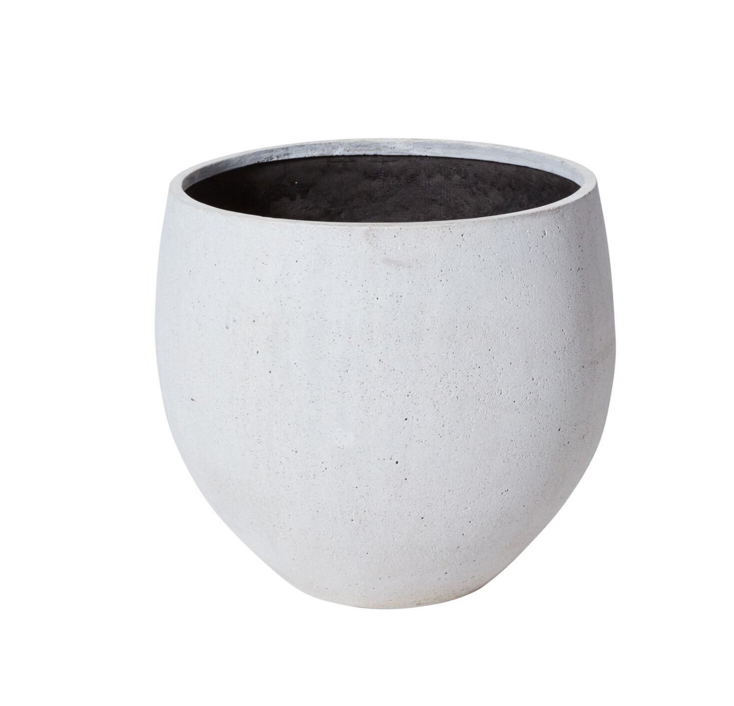 22.75"H X 25.5" WHITE SYROS FIBER COMPOSITE  PLANTER