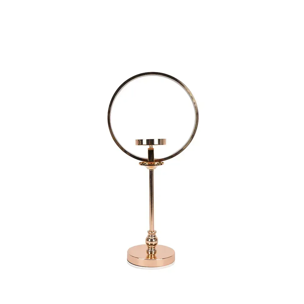 25”H X 12”  CANDLE HOLDER WITH USB BATTERY POWERED LED LIGHT