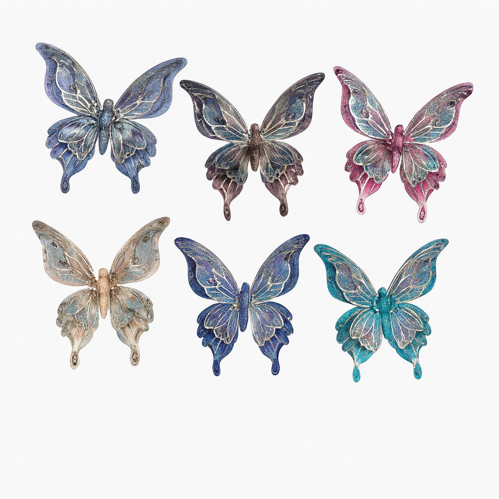 6.8" FABRIC BUTTERFLY (price per each, box has assortment)