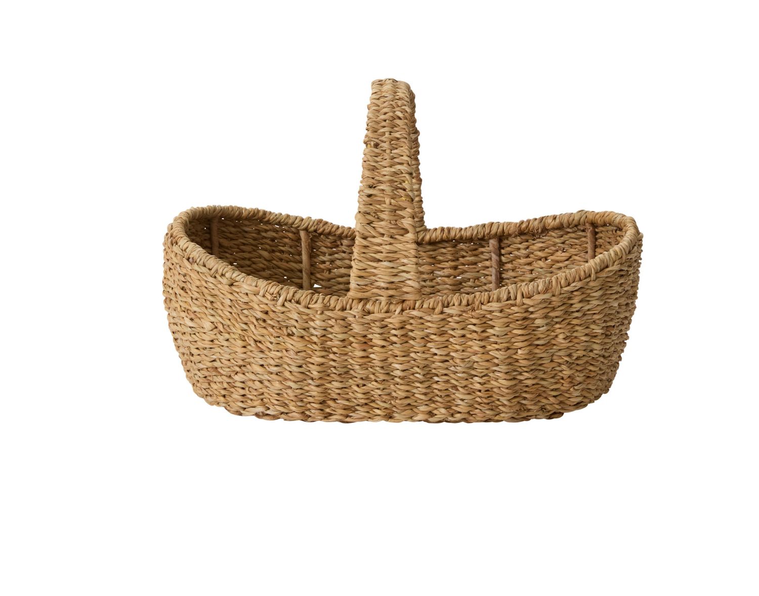 10”H X 9.5” X 16”L NATURAL BROWN PICNIC GIFTABLE BASKET