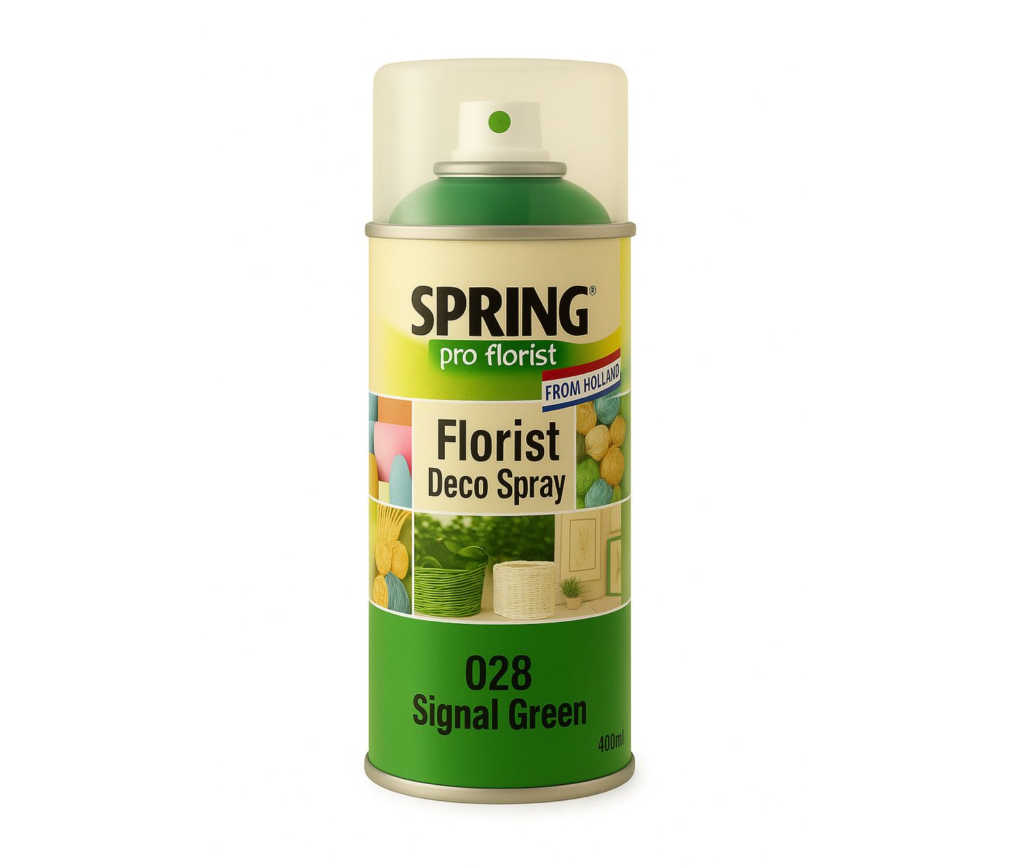028 SIGNAL GREEN SPRING DECO FLORAL SPRAY PAINT 400ml
