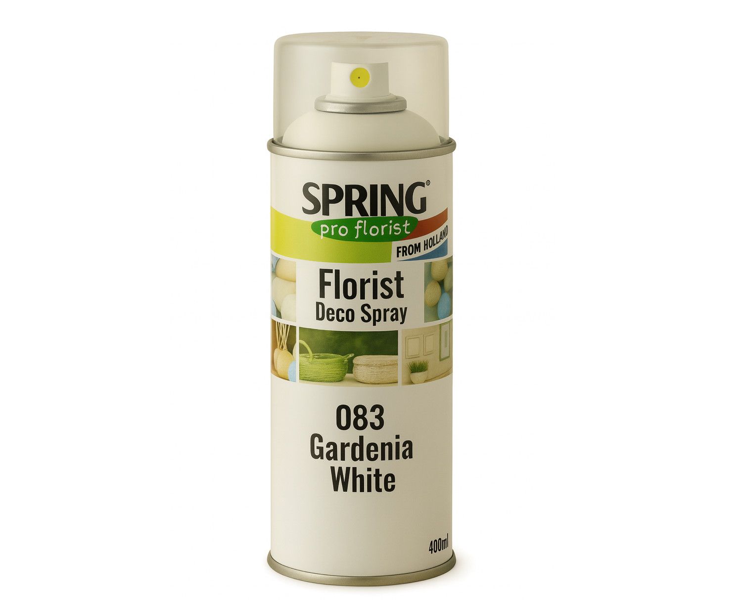 083 GARDENIA WHITE SPRING DECO FLORAL SPRAY PAINT 400ml