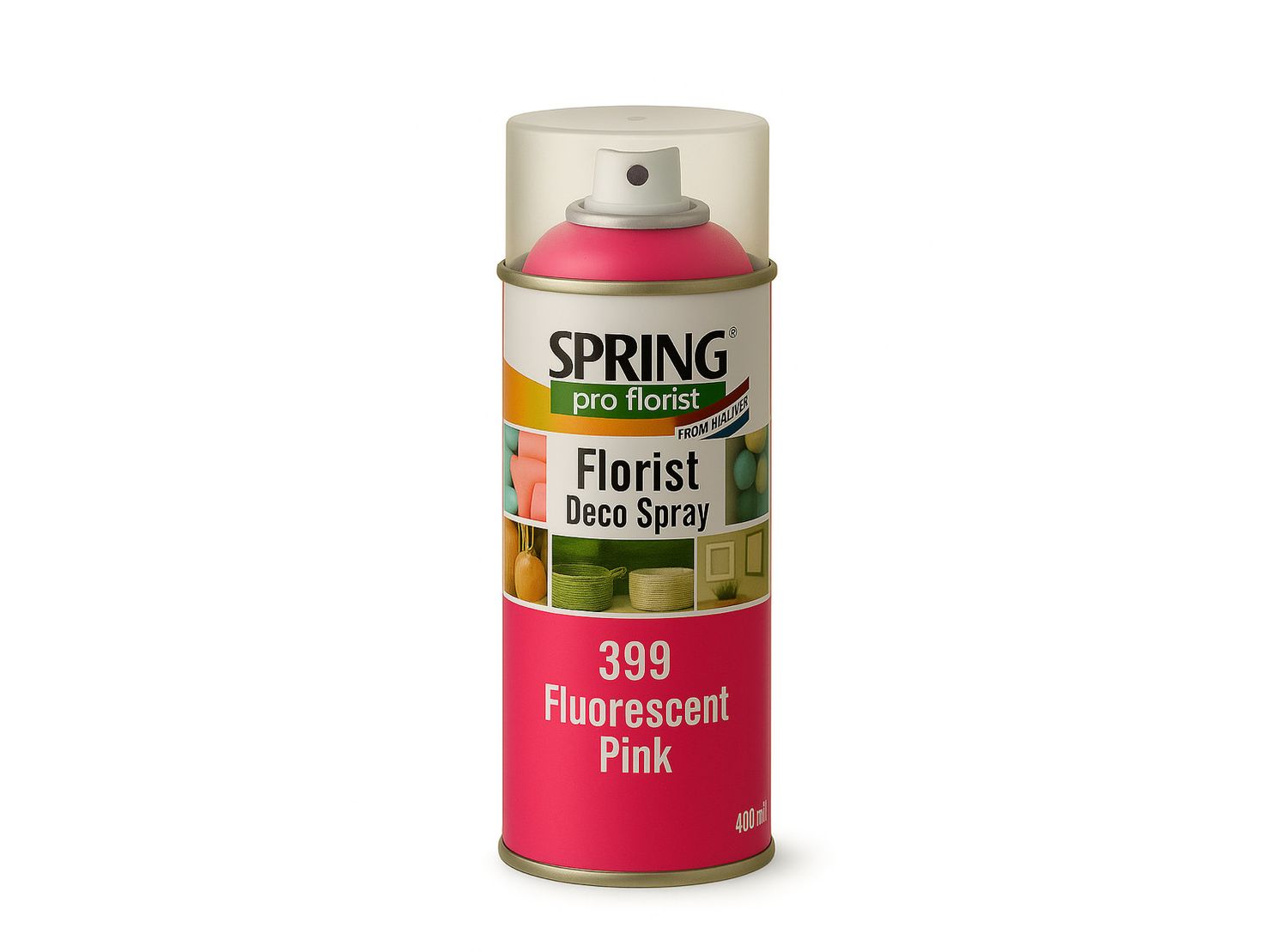 399 FLUORESCENT PINK SPRING DECO FLORAL SPRAY PAINT 400ml