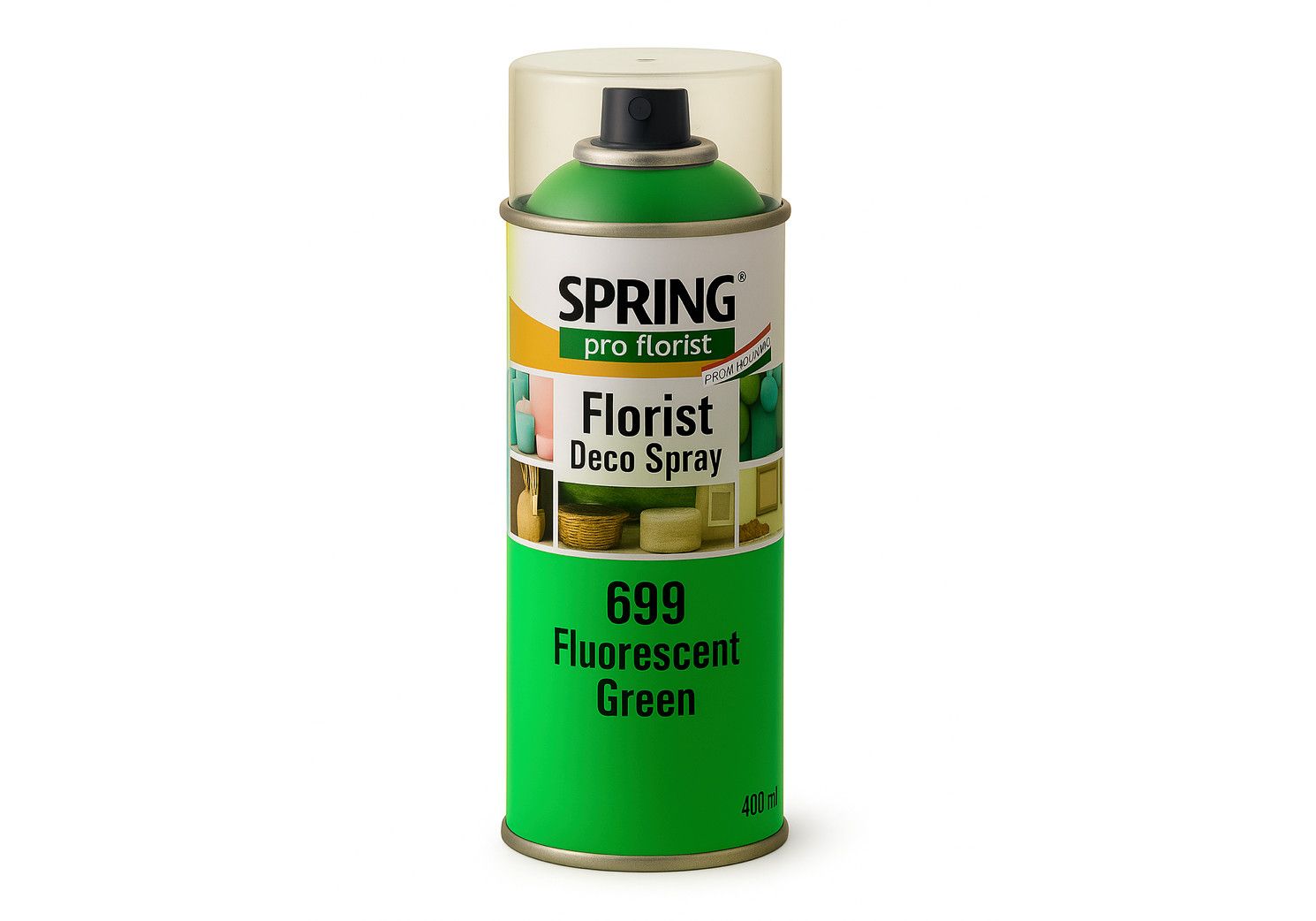 699 FLUORESCENT GREEN SPRING DECO FLORAL SPRAY PAINT 400ml