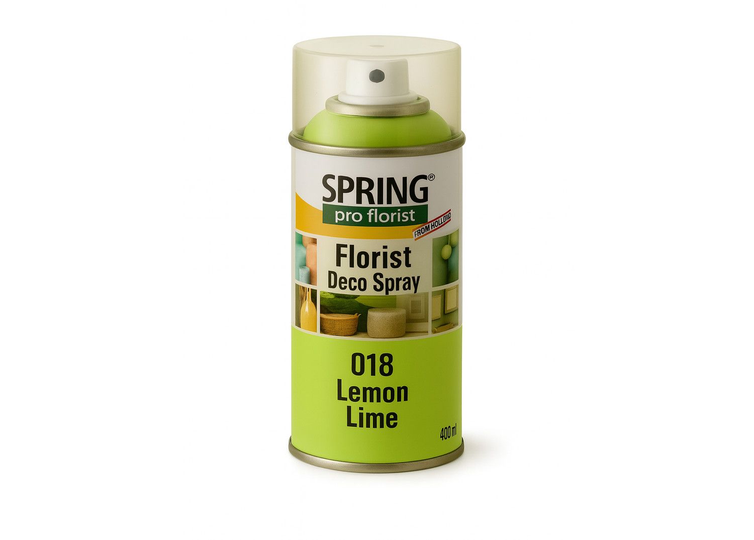 018 LEMON LIME SPRING DECO FLORAL SPRAY PAINT 400ml