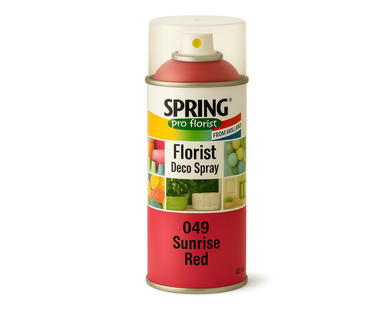 049 SUNRISE RED SPRING DECO FLORAL SPRAY PAINT 400ml