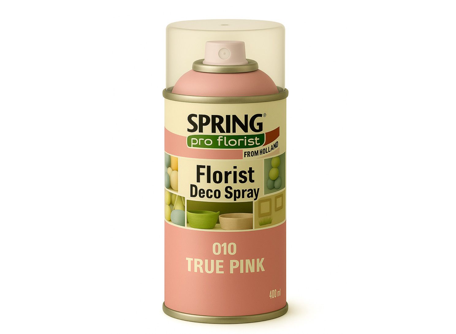 010 TRUE PINK SPRING DECO FLORAL SPRAY PAINT 400ml