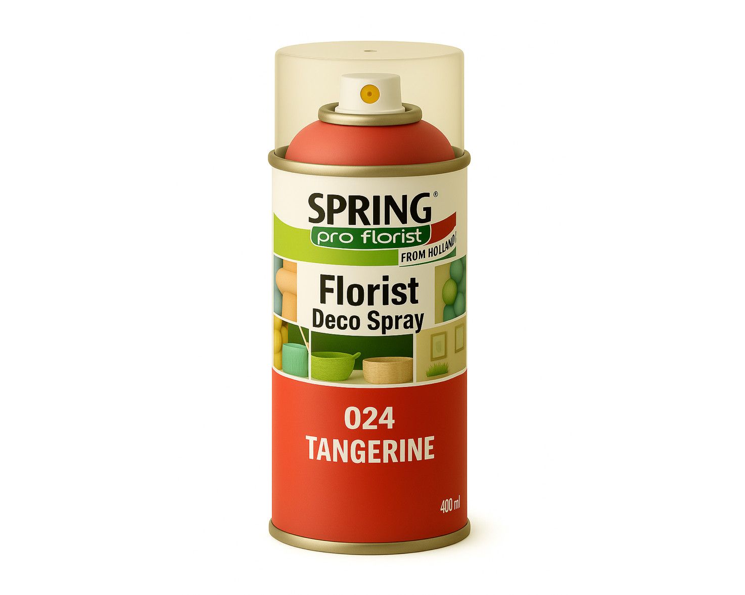 024 TANGERINE SPRING DECO FLORAL SPRAY PAINT 400ml